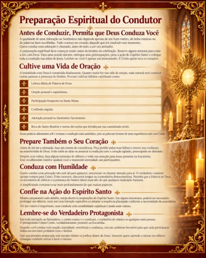 Prévia 1: preparação espiritual da adoração
